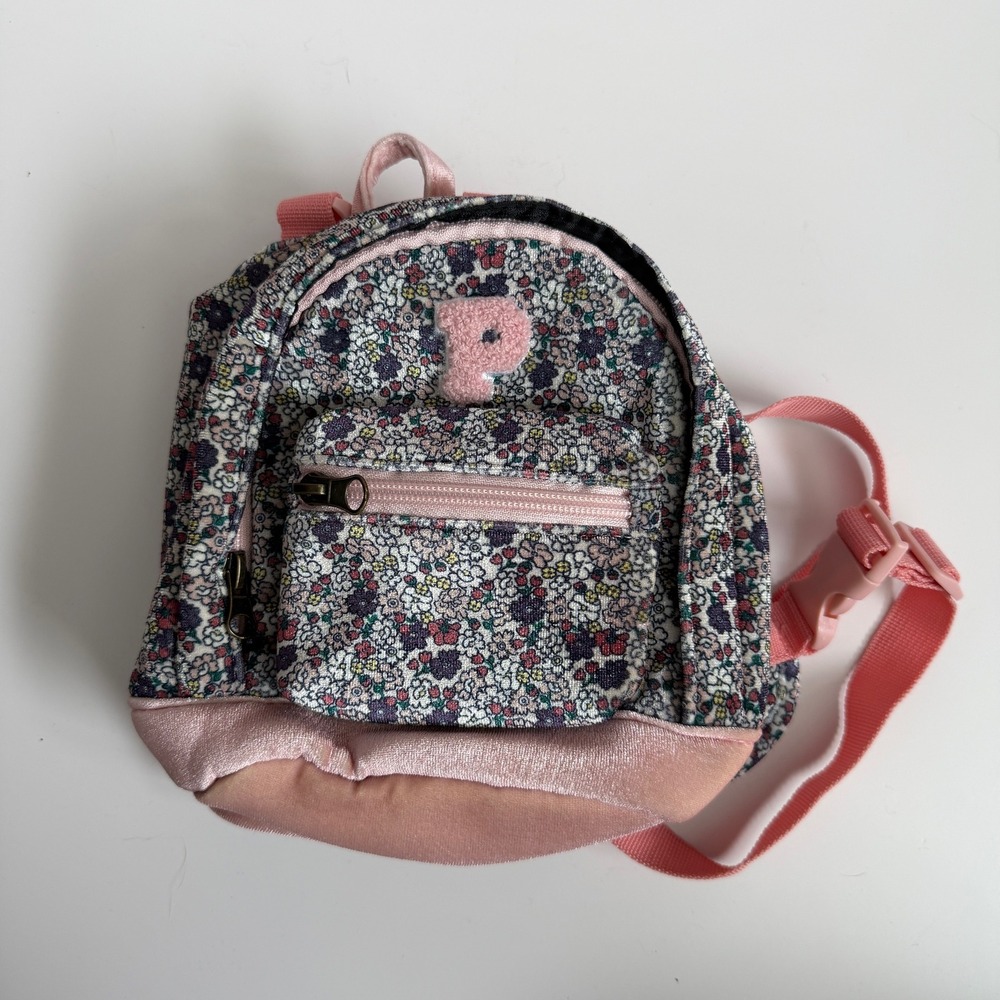 Petco Bond & Co Floral Pet‎ Backpack Harness Pink Velvet LG/XL